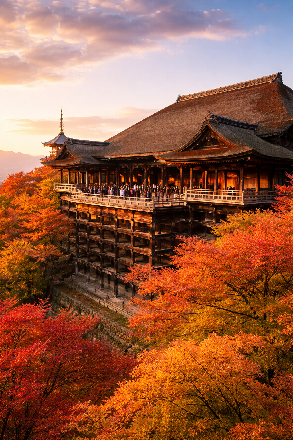 Japanese timber temple
